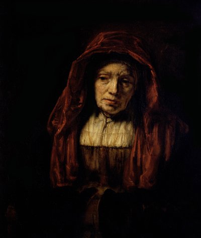 Portrait of an Old Woman by Rembrandt van Rijn